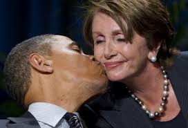 Obama Pelosi Kiss